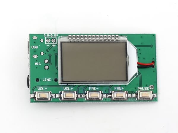 Módulo transmisor estéreo FM PLL 88-108,0 MHZ, USB, PC, transmisión de Audio Digital, pantalla LCD - Vista 2
