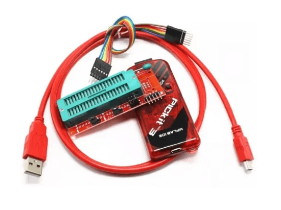 Programador de Microcontroladores PICs PicKit 3 con Cable USB