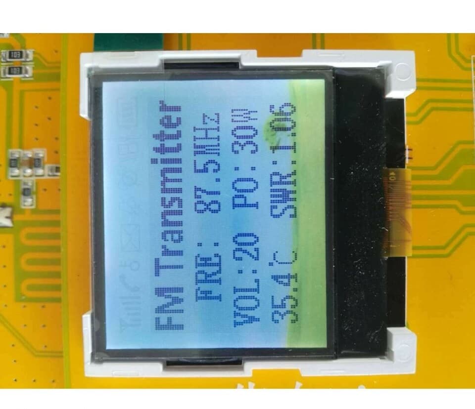 Transmisor estéreo FM 30W PLL 76 MHz-108MHz con pantalla LED - Vista 2
